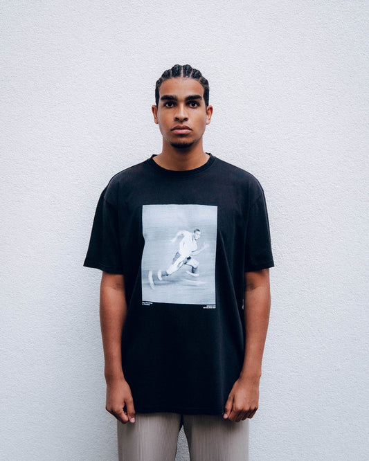 RONALDO TEE BLACK WASHED